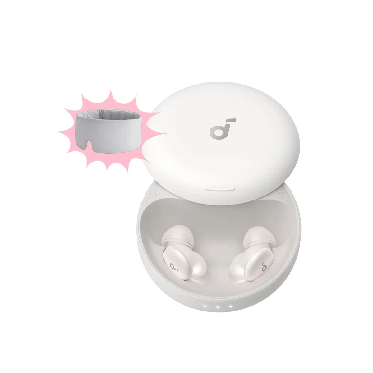 Наушники TWS Anker SoundCore Sleep A30 White (D1301G21)